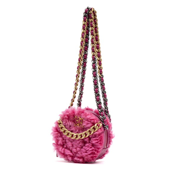 Chanel 19 Round Chain Clutch - Picture 2 of 9